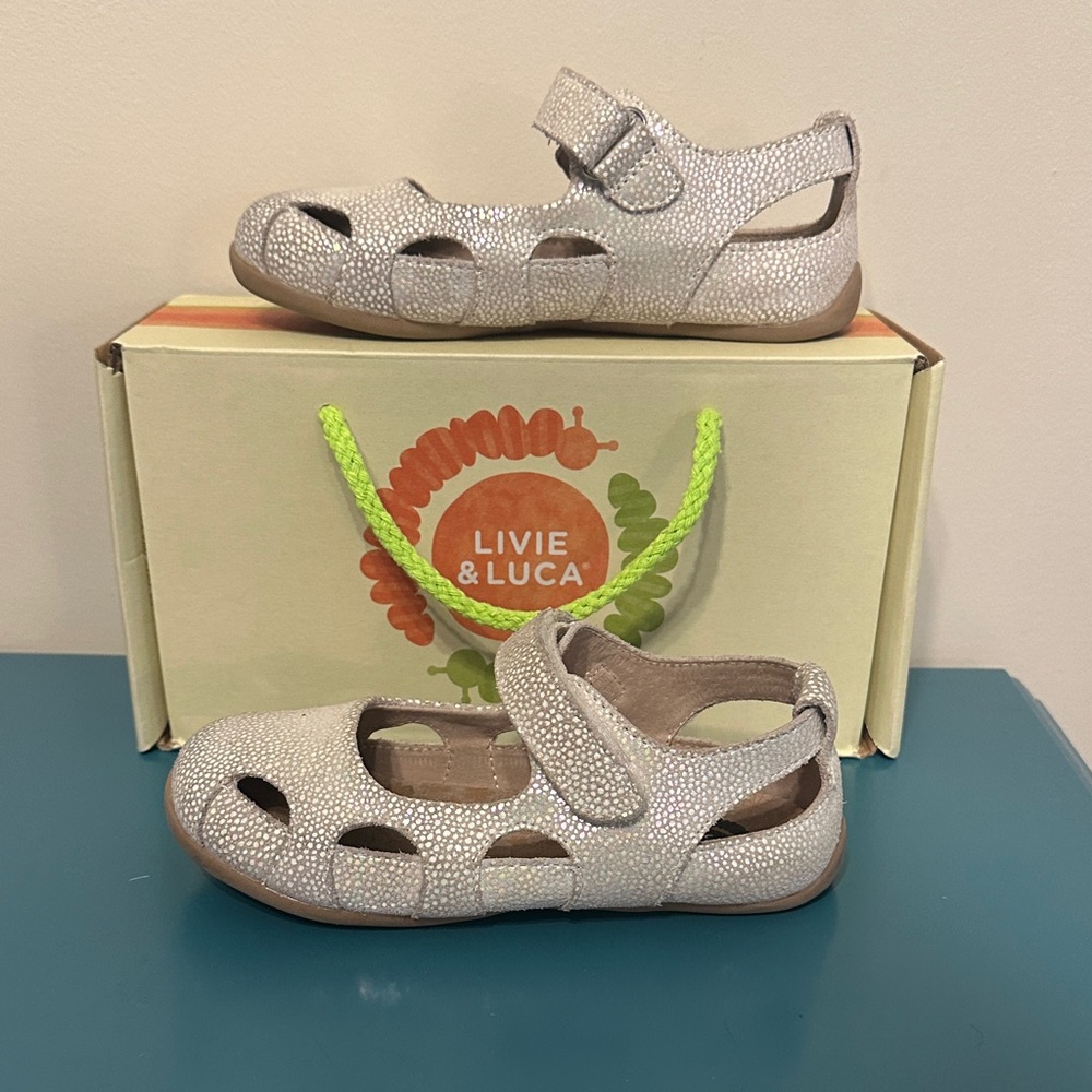 Livie & Luca Kids Sandals - Sparkling Silver